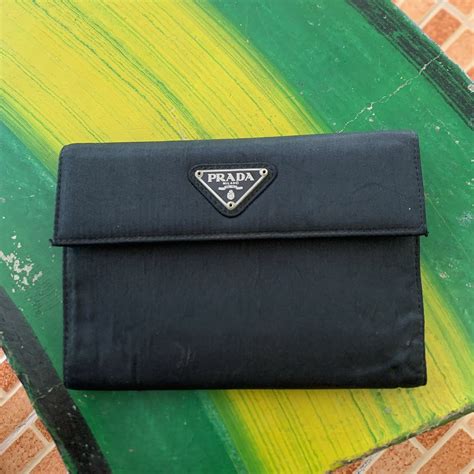 nylon prada wallet|Prada nylon wallet price.